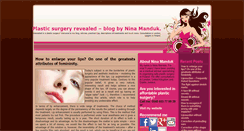 Desktop Screenshot of plastic-surgery-blog.medicinepoland.pl